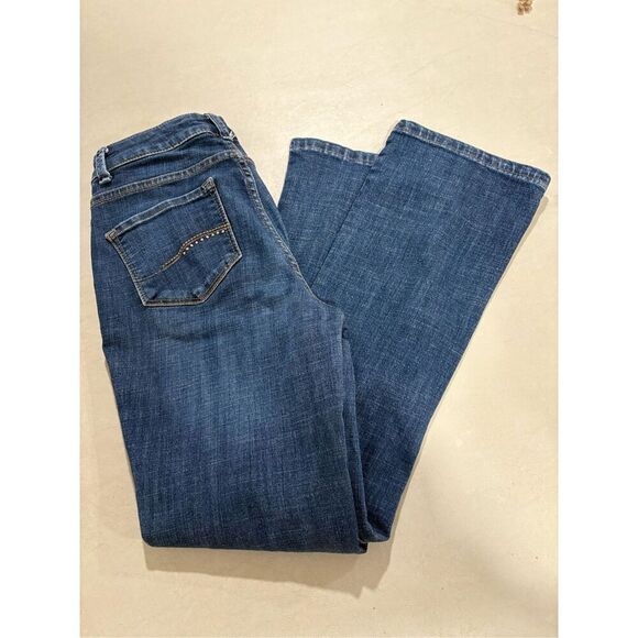 Jeans, Lee Womens Jeans, Modern Series, Curvy Bootcut, Waist 28", Blue Denim, Me - Picture 1 of 7